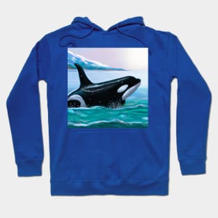 Orca Killer Whale Painting Hoodie